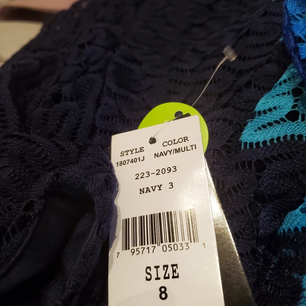 R&K Blue Ombre Crochet Dress - Picture 10 of 12